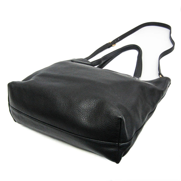 PRADA Black Leather Shoulder Bag - Picture 2 of 13